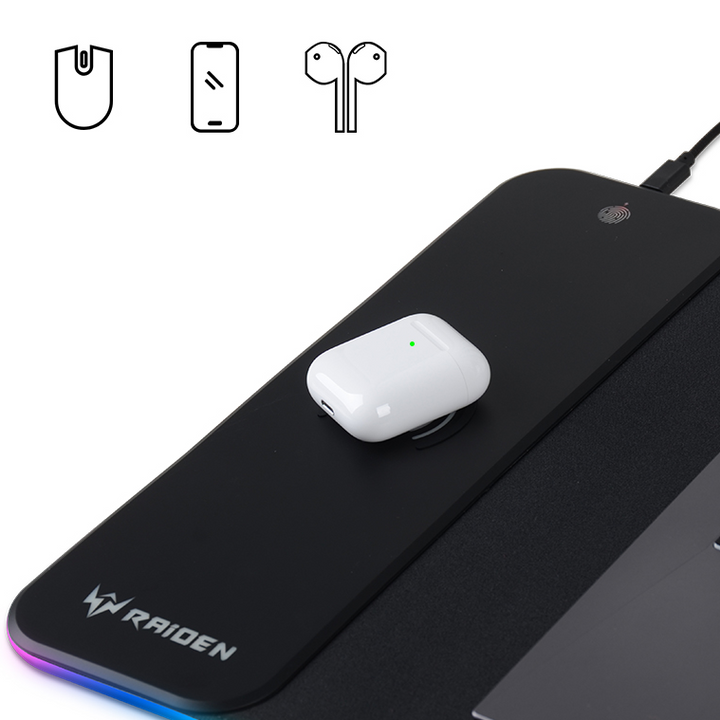 Wireless charging mouse pad